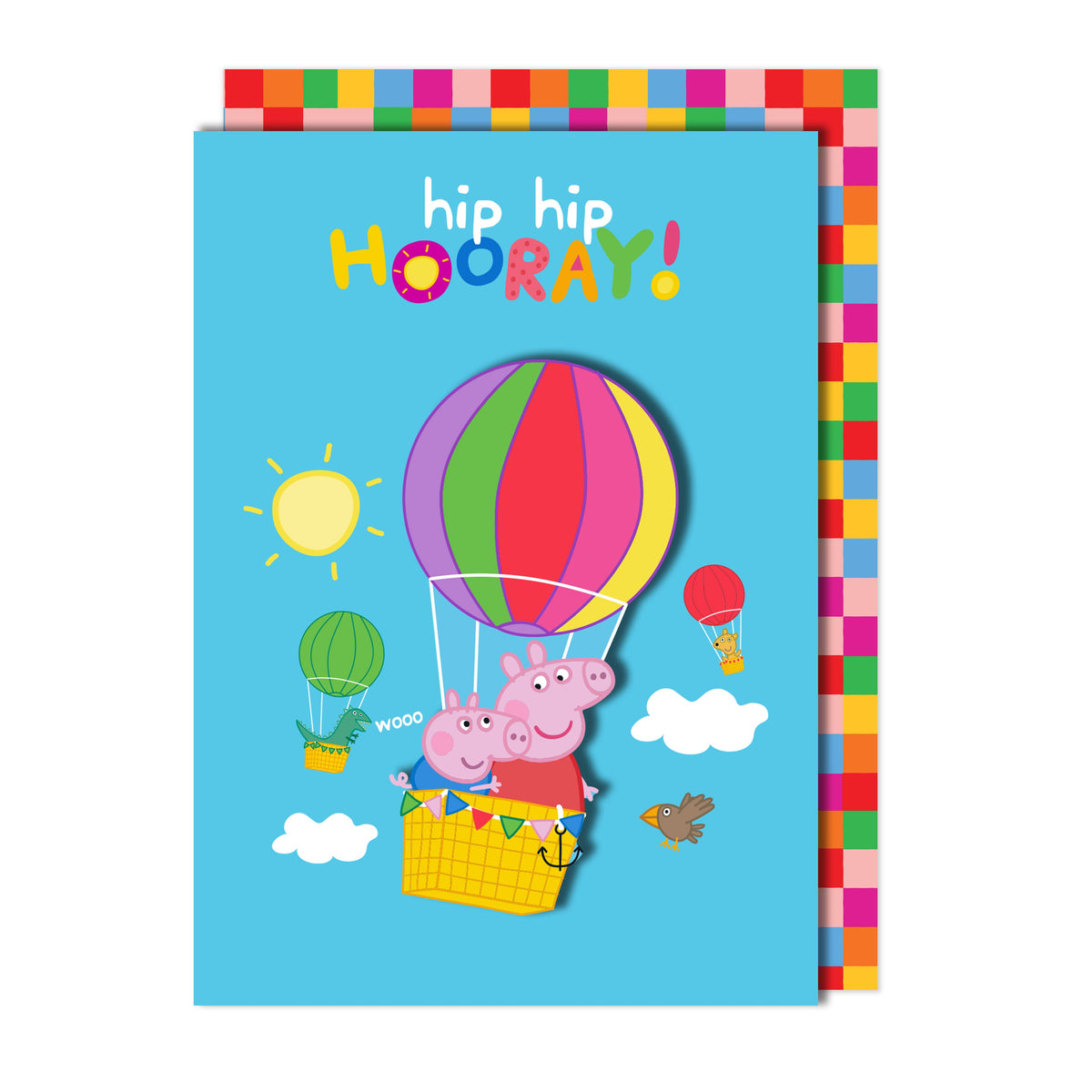 Hip Hip Hooray! Peppa Pig | Handmade Greeting Card