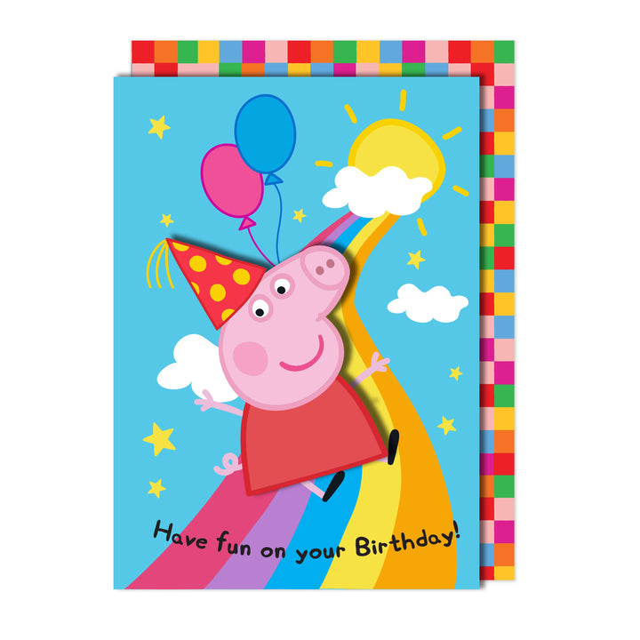 Have Fun On Your Birthday, Peppa Pig | Handmade Greeting Card