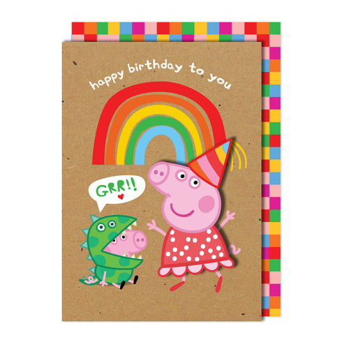 Happy Birthday to You, Peppa Pig Handmade Greeting Card