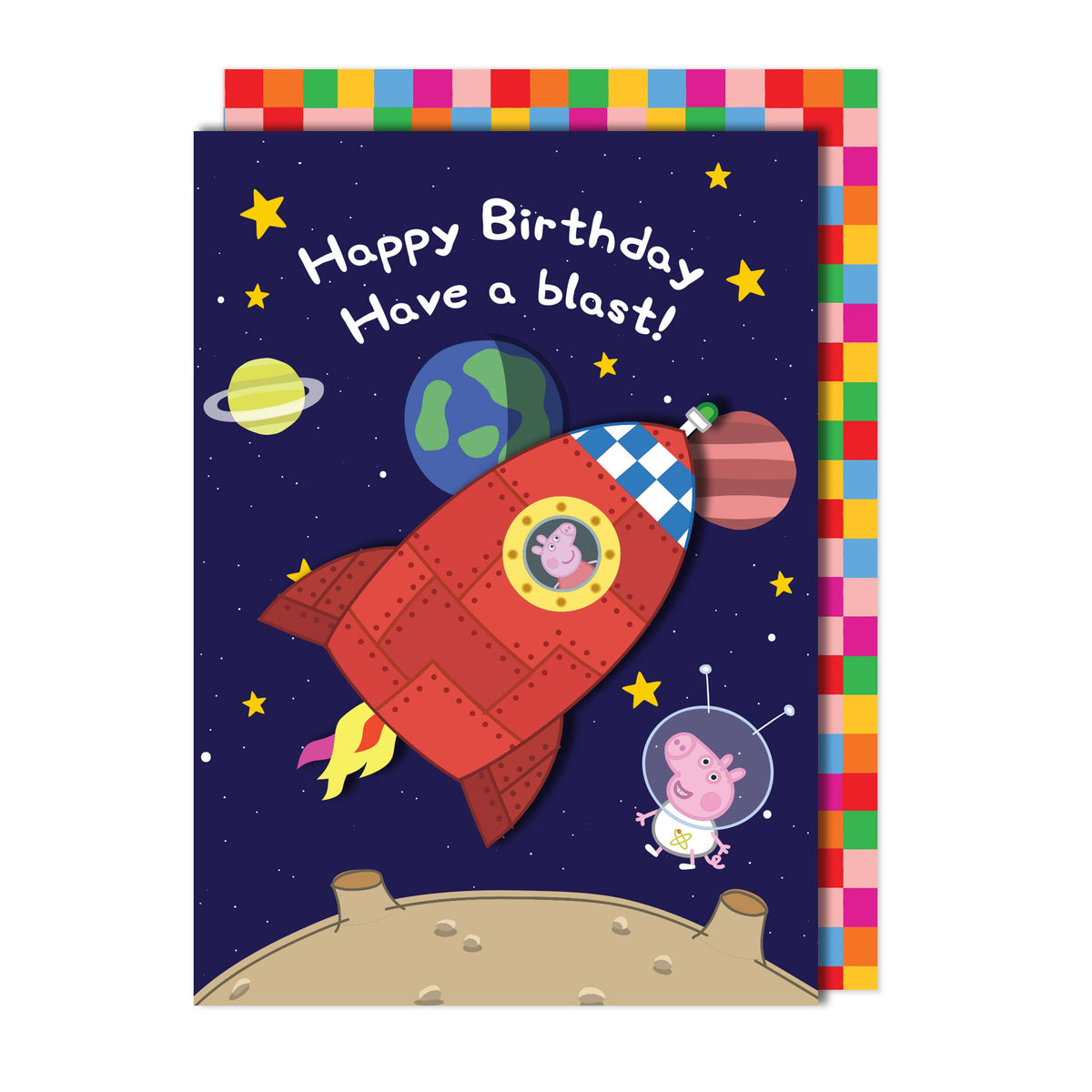 Happy Birthday, Have A Blast! Peppa Pig | Handmade Greeting Card