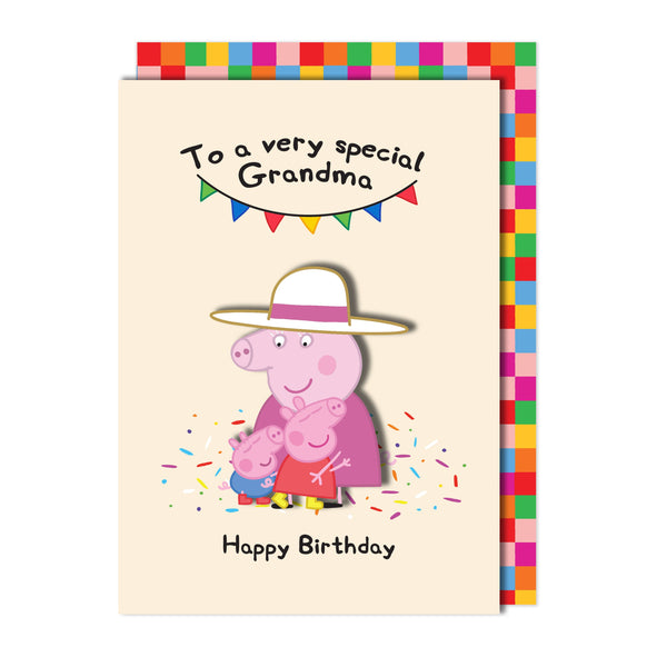 To a Very Special Grandma, Happy Birthday Handmade Greeting Card
