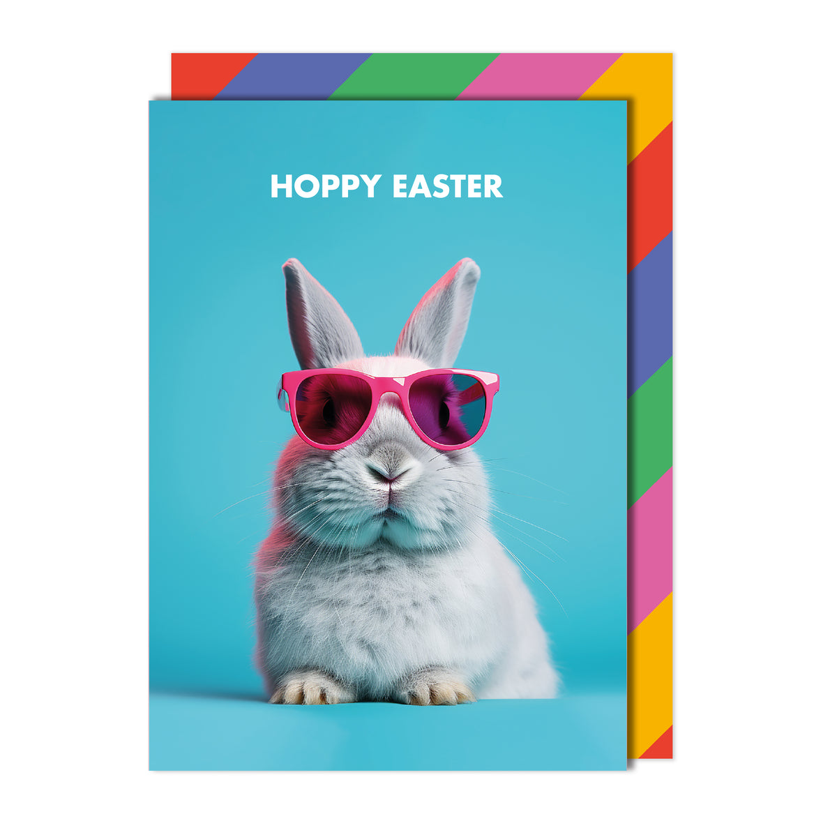 Hoppy Easter Rabbit | Handmade Greeting Card