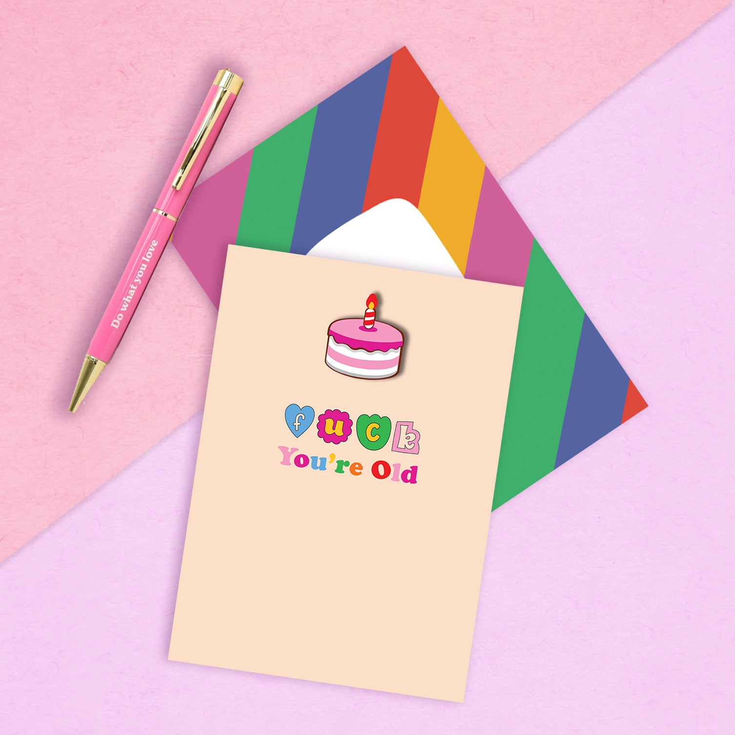 Fuck You're Old Greeting Card