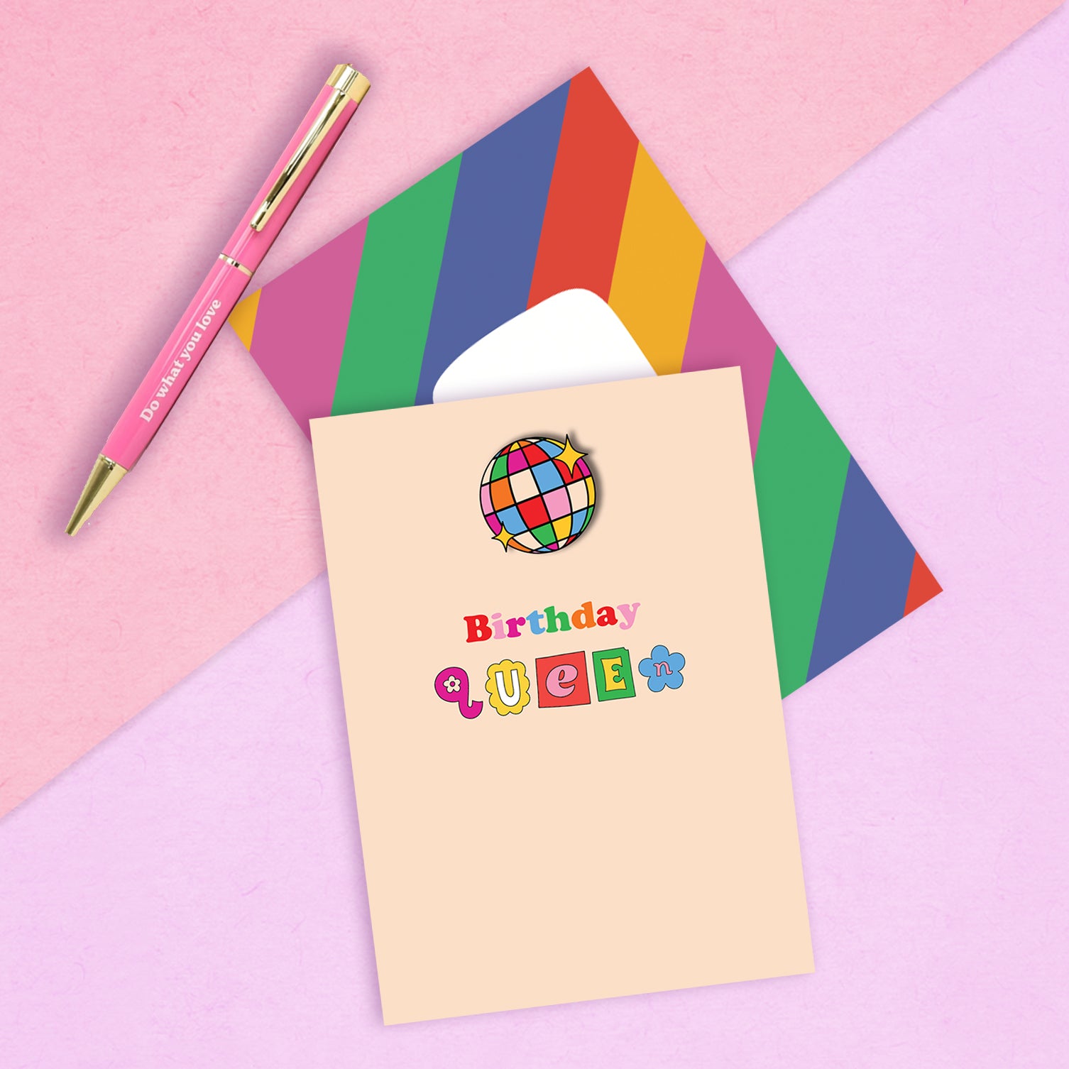 Birthday Queen Greeting Card