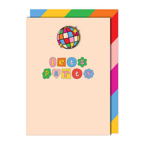 Lets Party Greeting Card