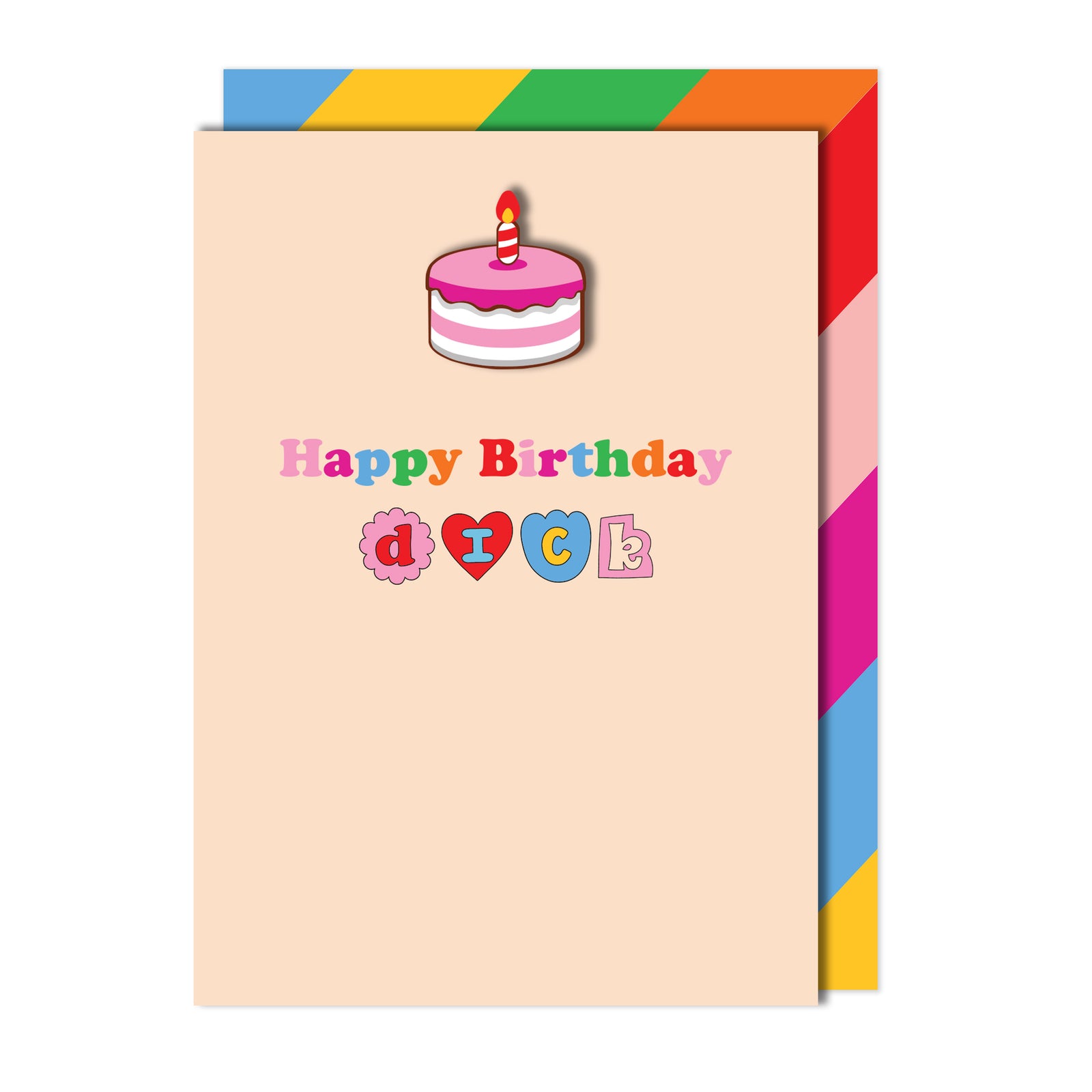 Naughty Puns – Bundle of 5 Handmade Birthday Cards