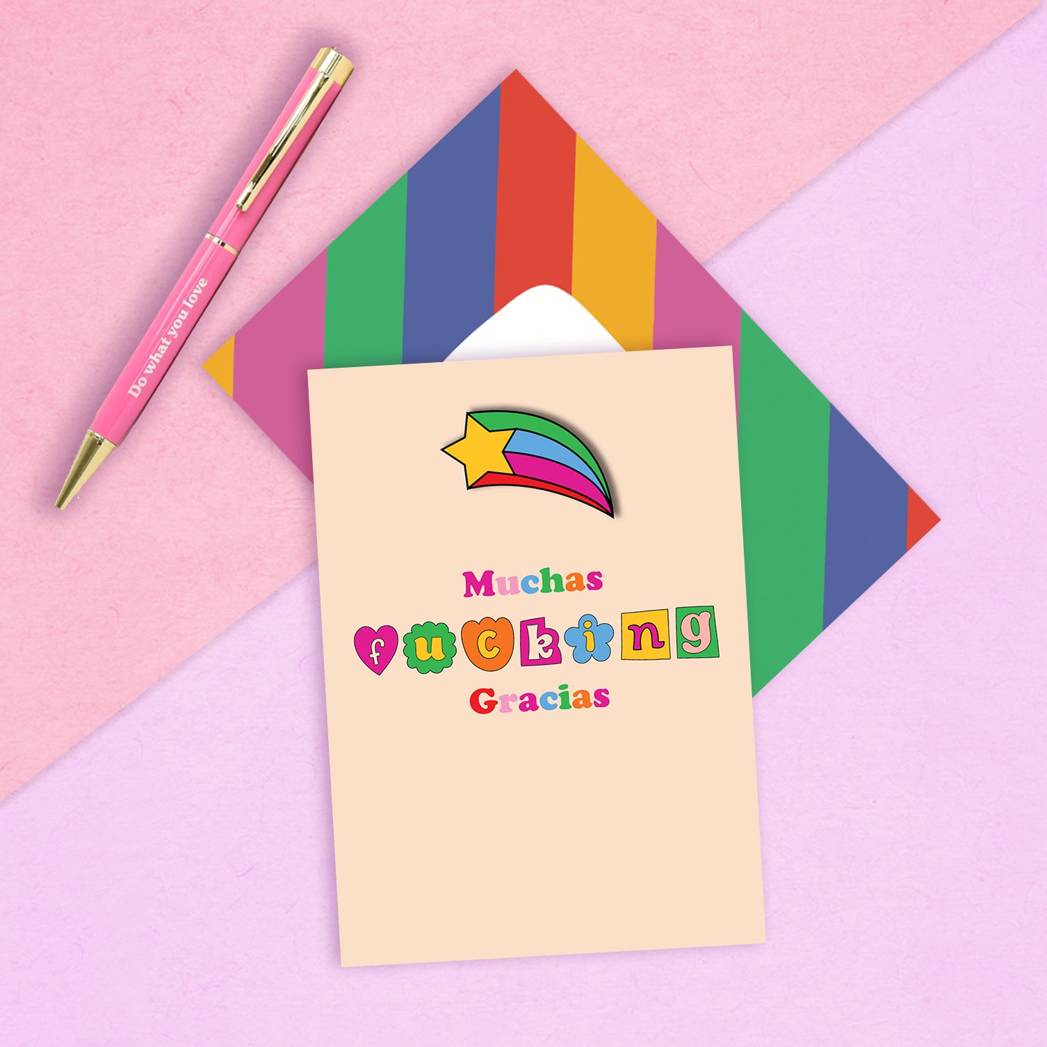Muchas Fucking Gracias Greeting Card