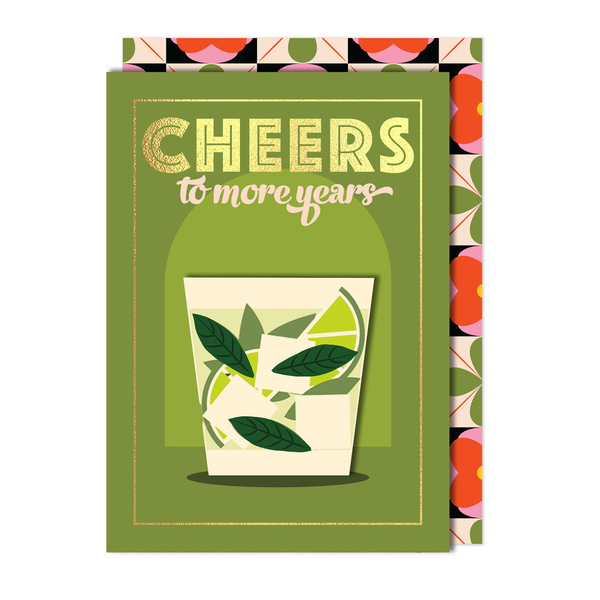 Birthday Cheers, Mojito Greeting Card