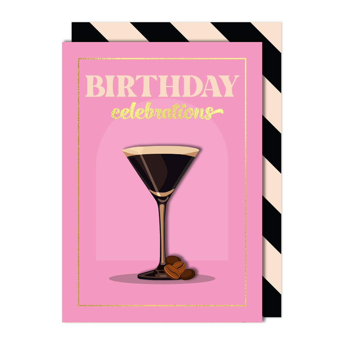 Birthday, Espresso Martini | Handmade Greeting Card