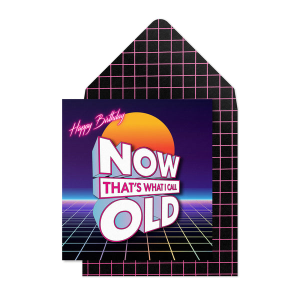 Now That's What I Call Old | Handmade Greeting Card