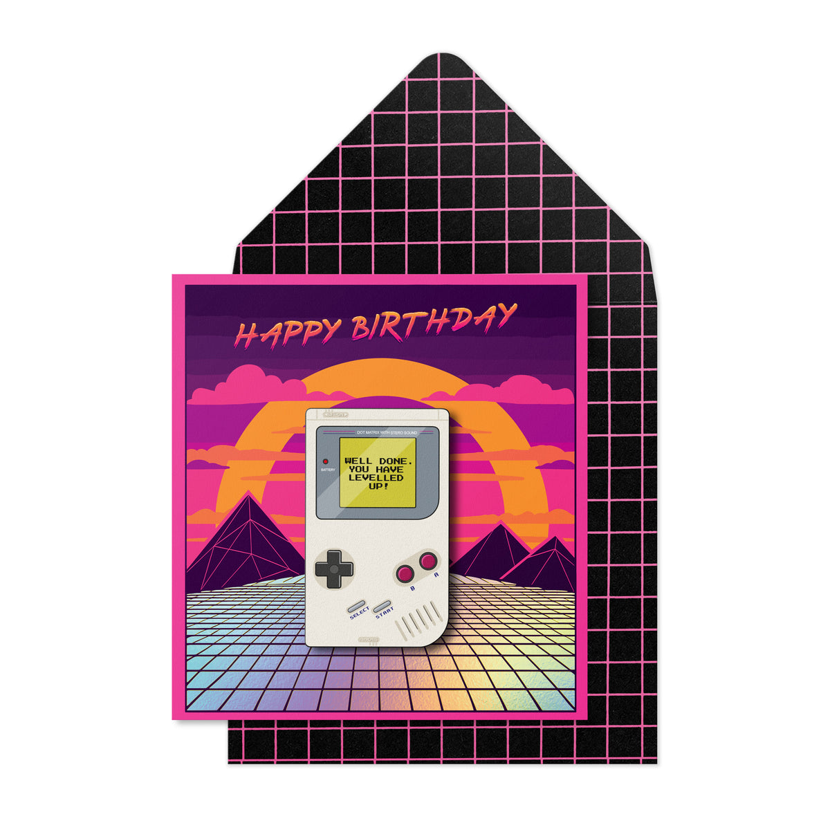 Birthday Game Boy | Handmade Greeting Card