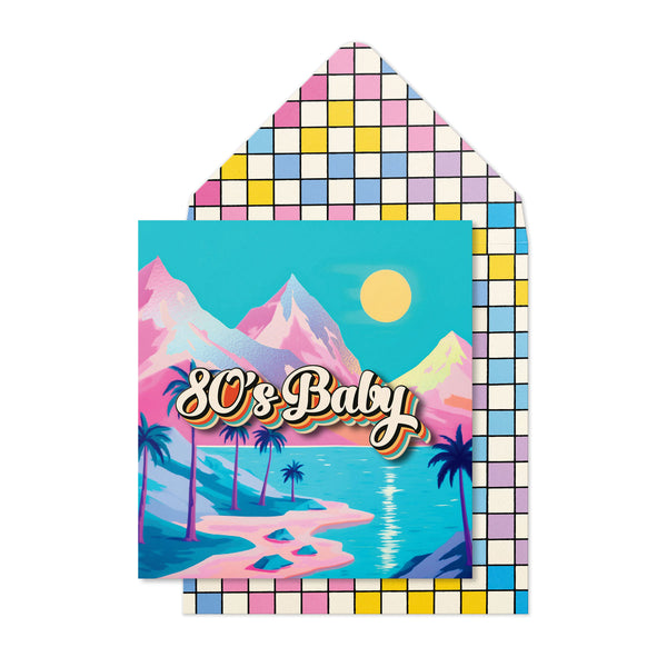 80's Baby | Handmade Greeting Card