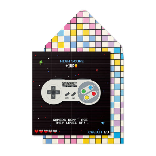 Playstation Level Up Birthday Greeting Card