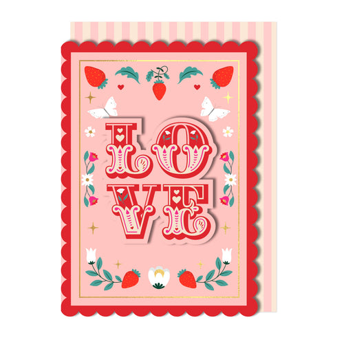 Say it with LOVE, Handmade Greeting Card