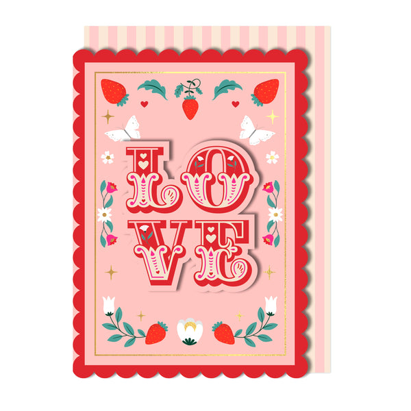 Say it with LOVE, Handmade Greeting Card