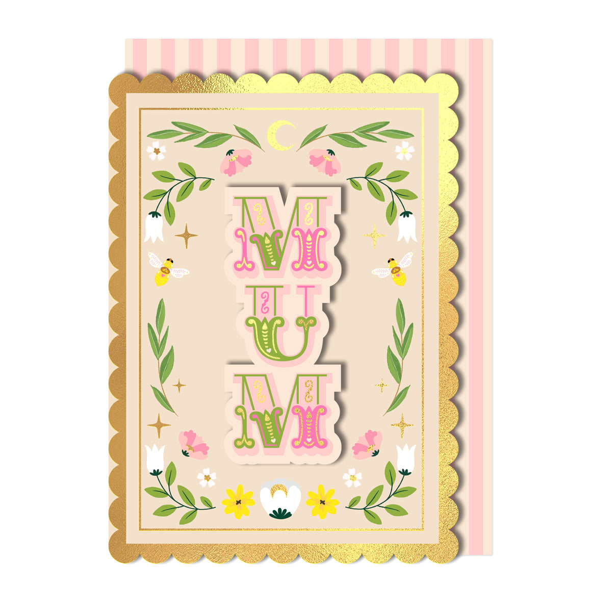MUM Floral | Handmade Greeting Card