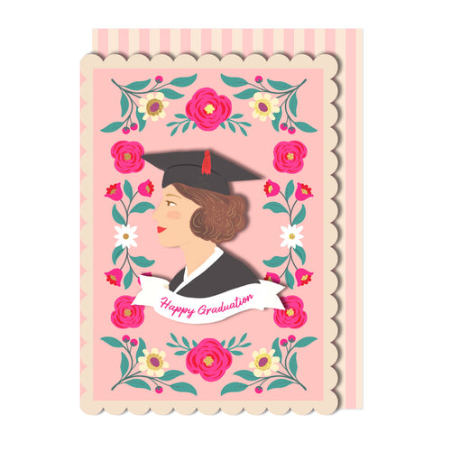 Happy Graduation, Handmade Greeting Card