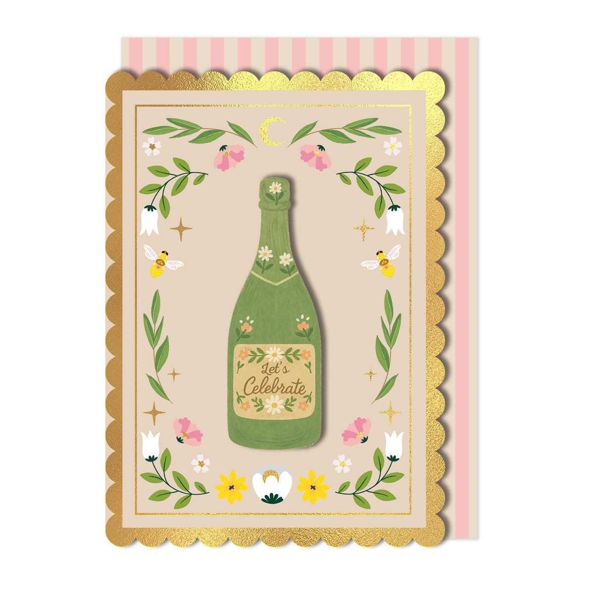 Let's Celebrate Prosecco | Handmade Greeting Card