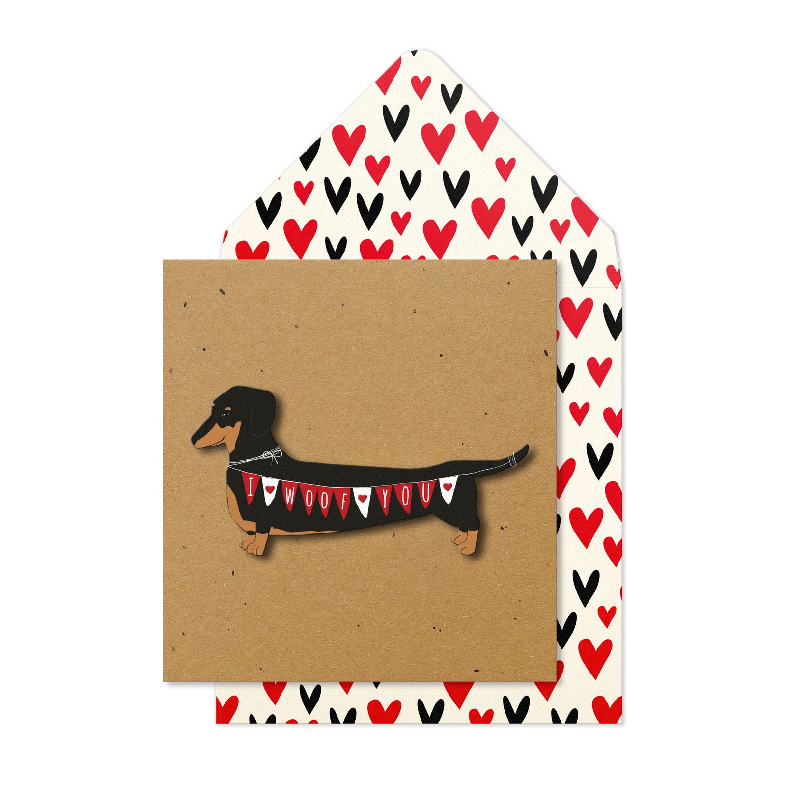 I Woof You Dachshund