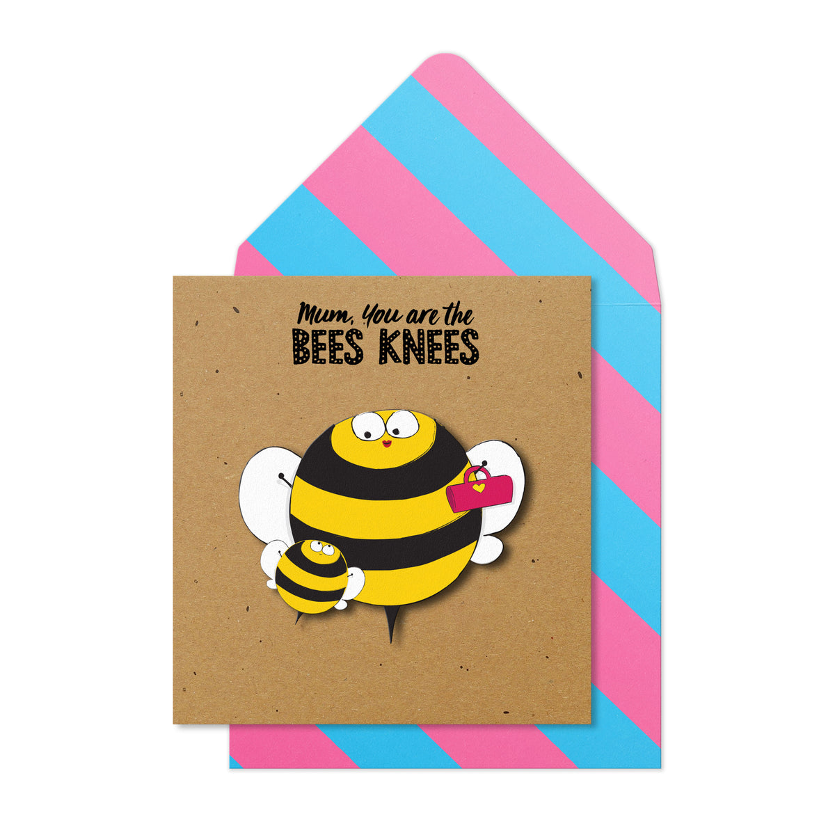 Mum You're the Bees Knees | Handmade Greeting Card