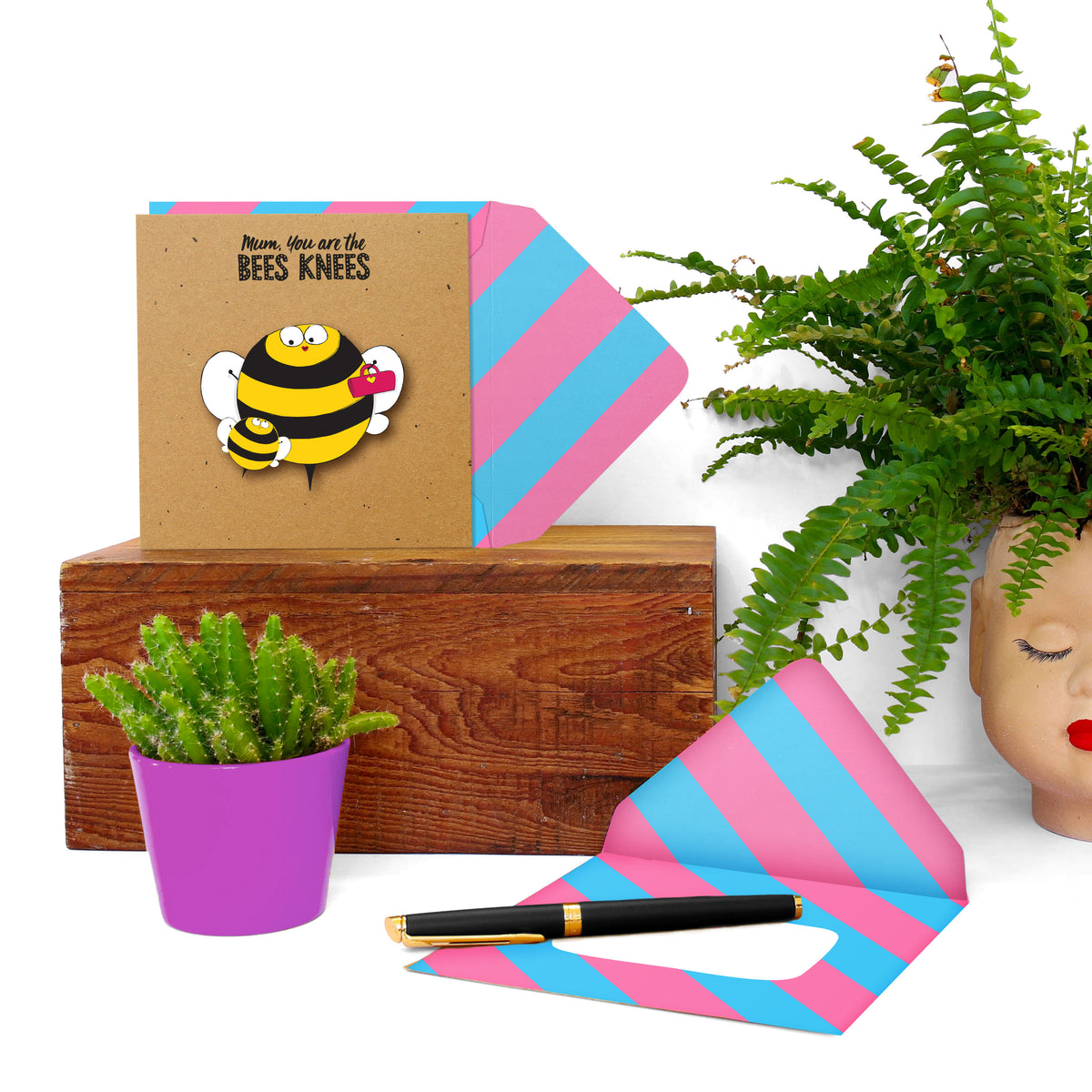 Mum You're the Bees Knees | Handmade Greeting Card
