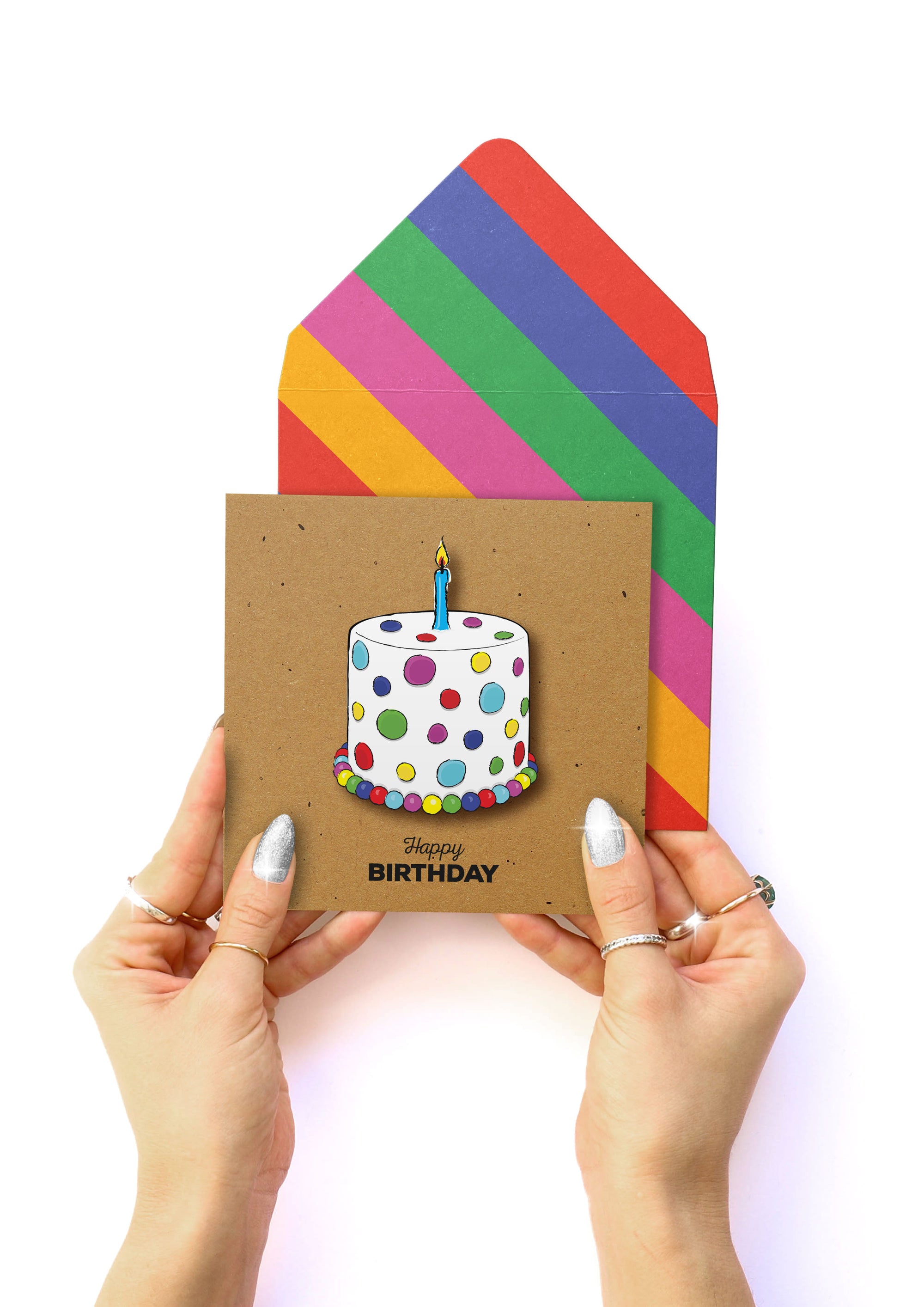Spotty Birthday Cake