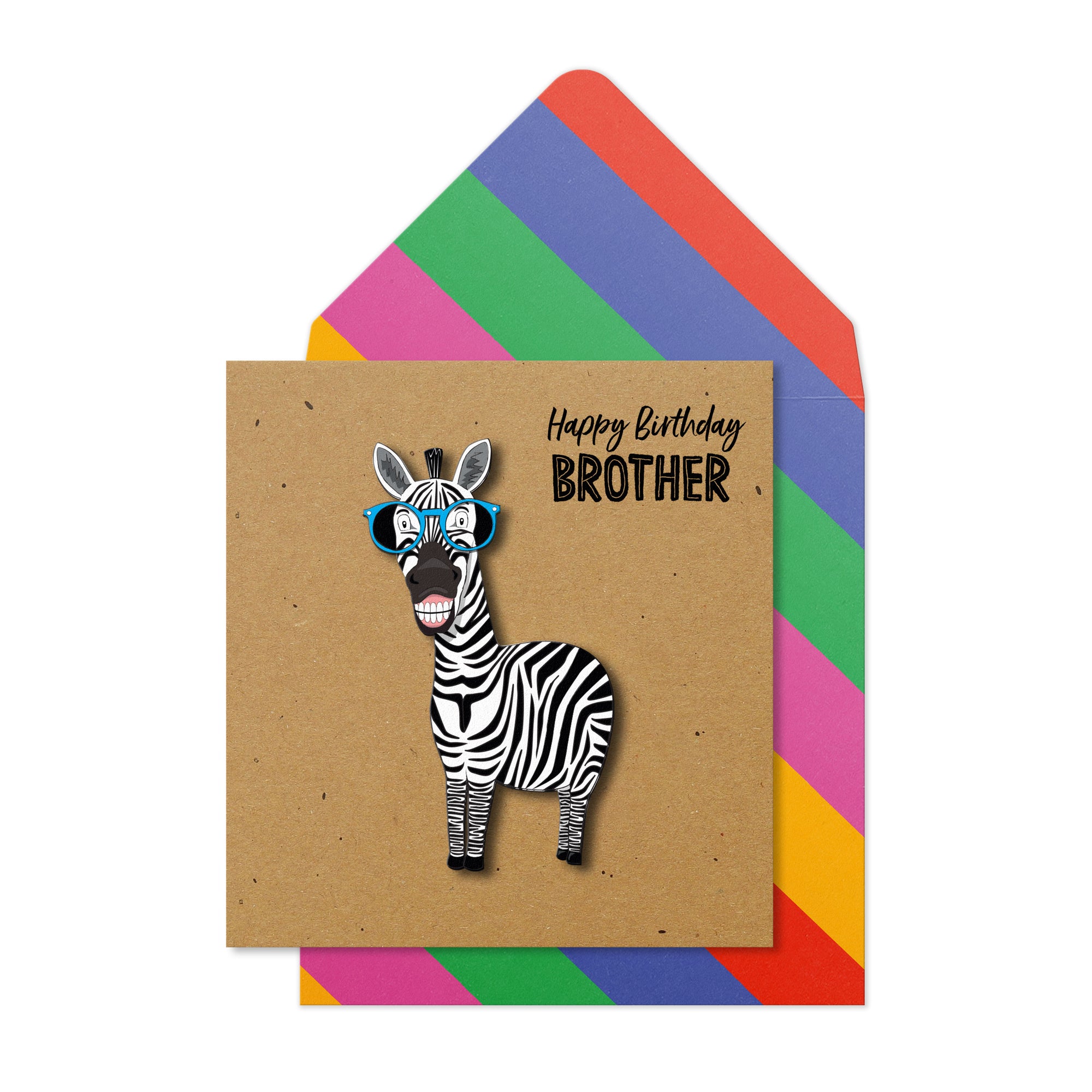 Happy Birthday Brother' Zebra