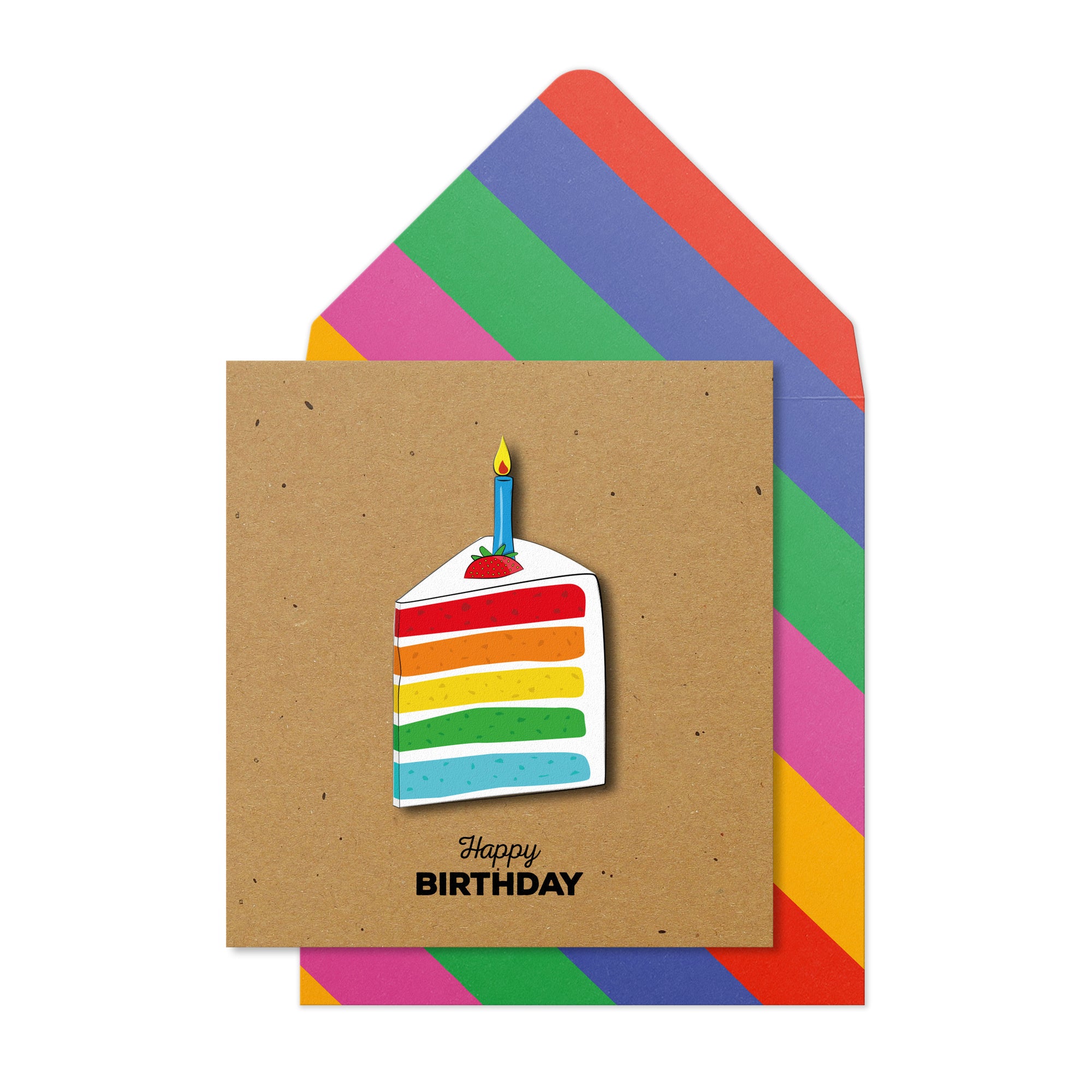 Rainbow Celebrations - Bundle of 5 Handmade Greeting Cards