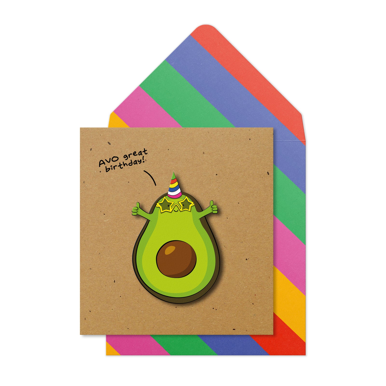 Rainbow Celebrations - Bundle of 5 Handmade Greeting Cards