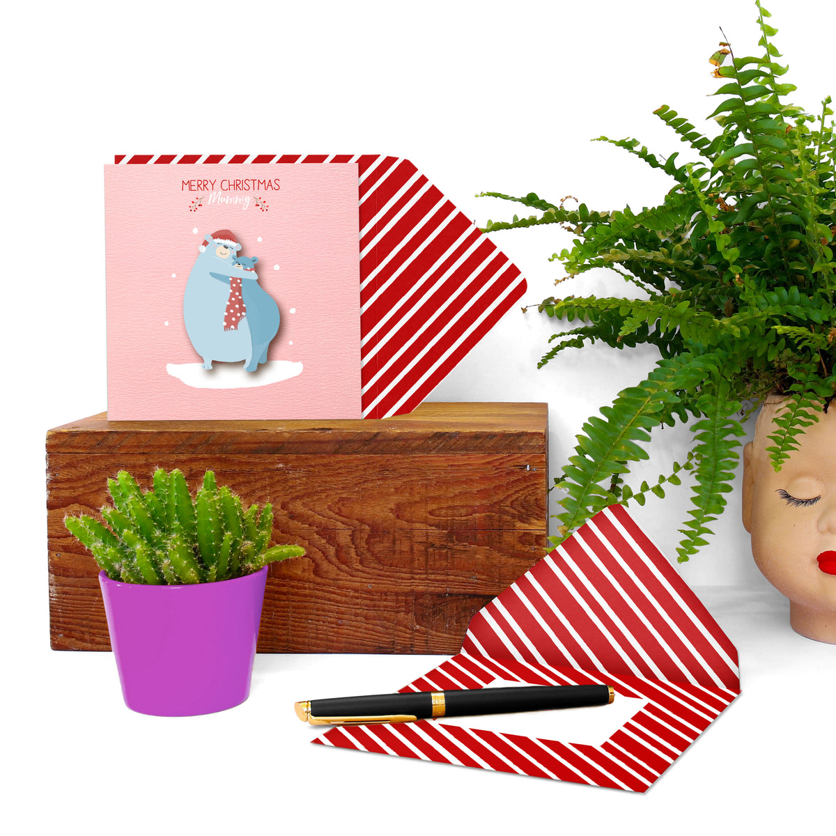 Merry Christmas Mummy, 3D | Handmade Greeting Card