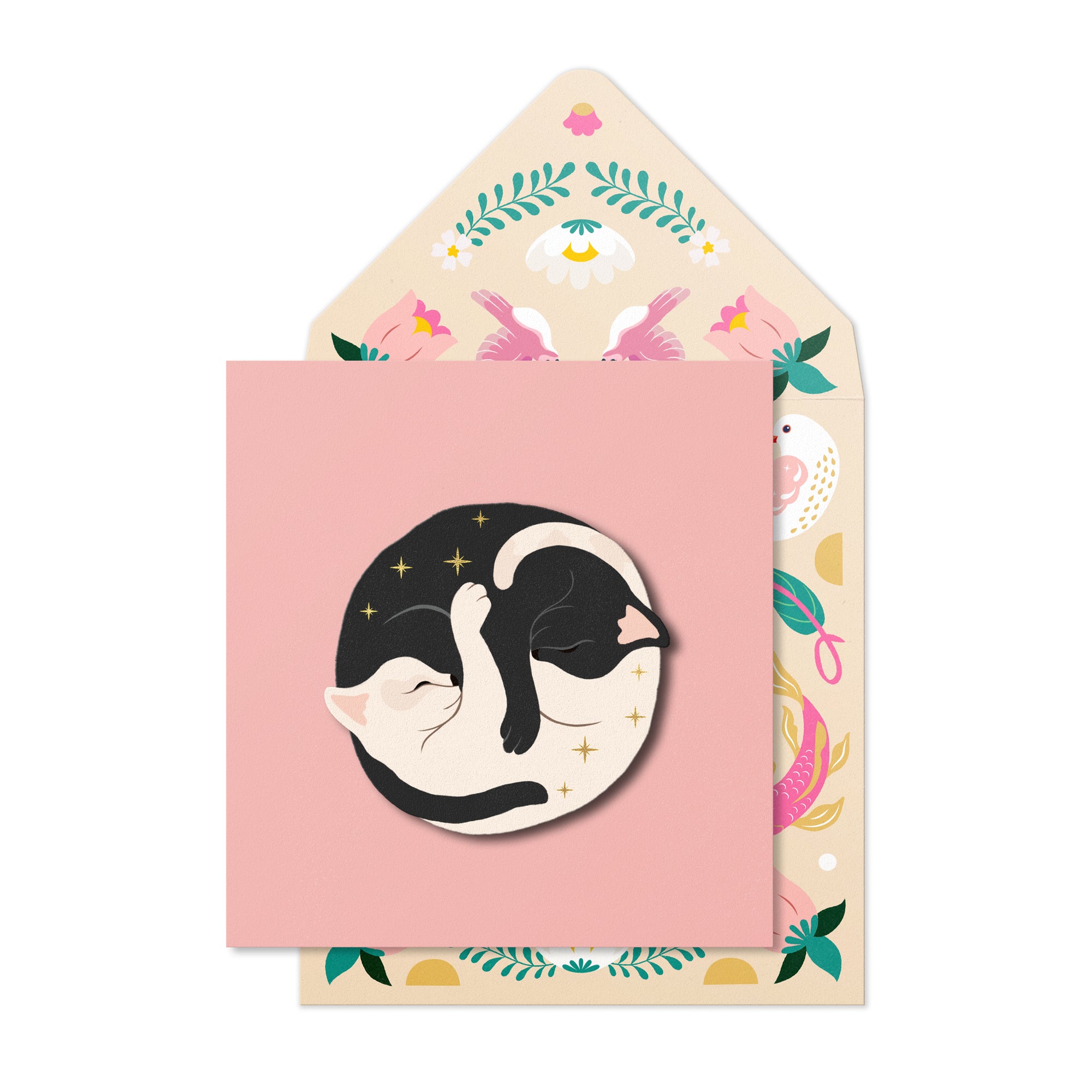 Wild Moon – Bundle of 5 Handmade Birthday Cards
