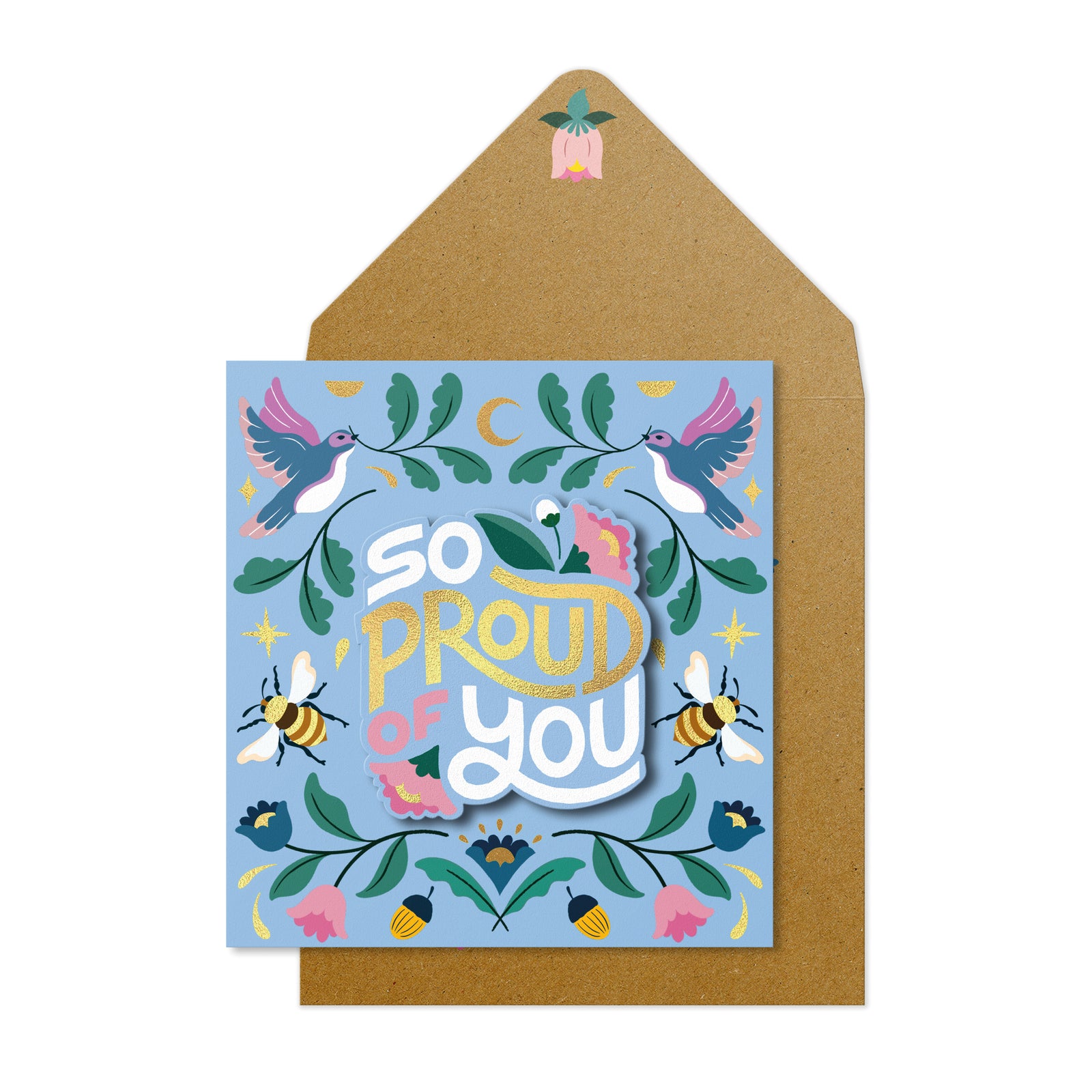 Wild Moon – Bundle of 5 Handmade Birthday Cards