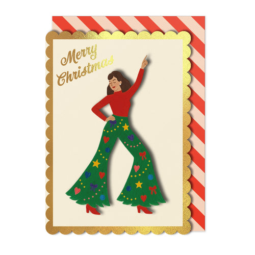 Christmas Fancy Trousers Greeting Card | Premium UK Handmade Card
