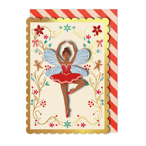 Christmas Fairy Greeting Card | Premium UK Handmade Card