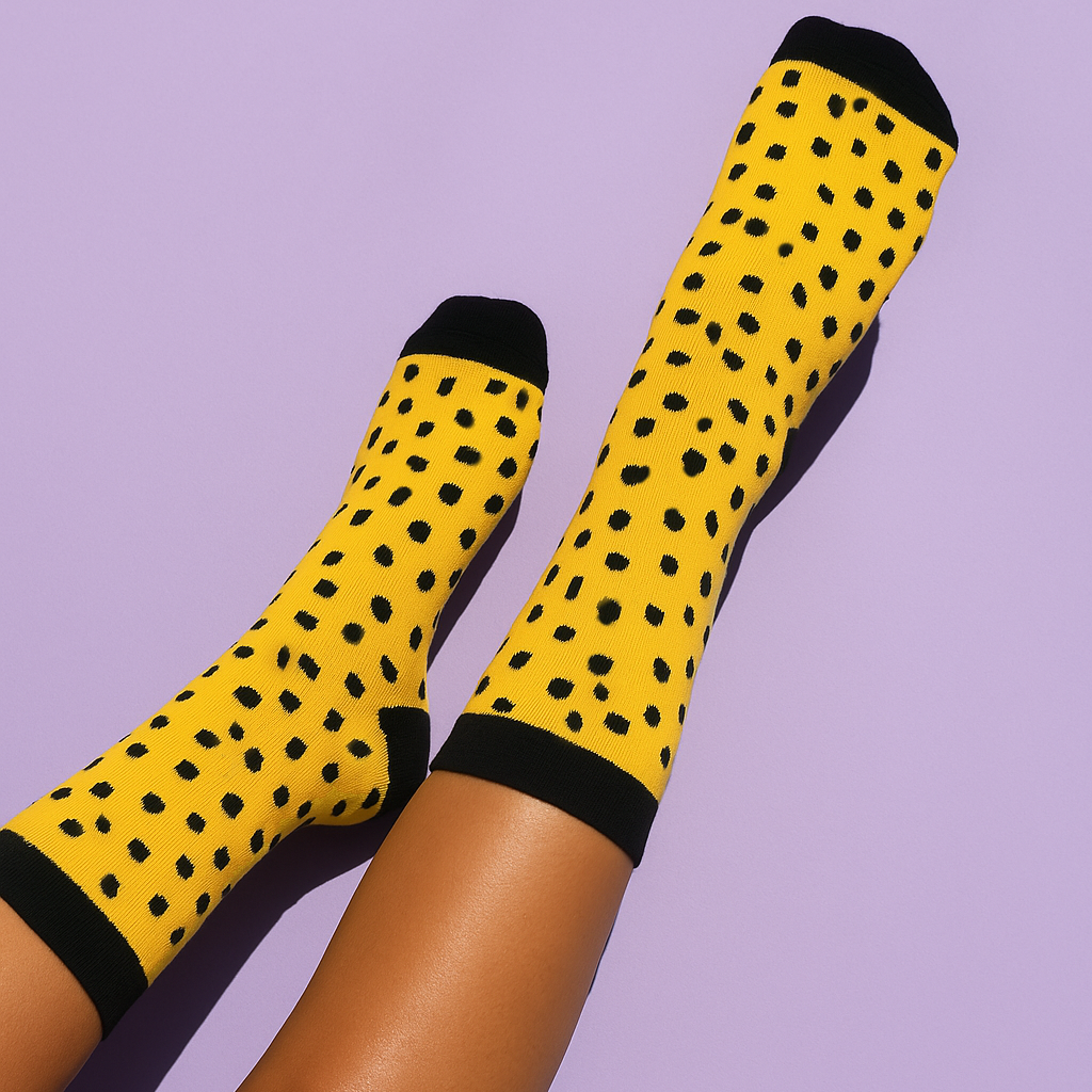 Tache Cheetah Socks