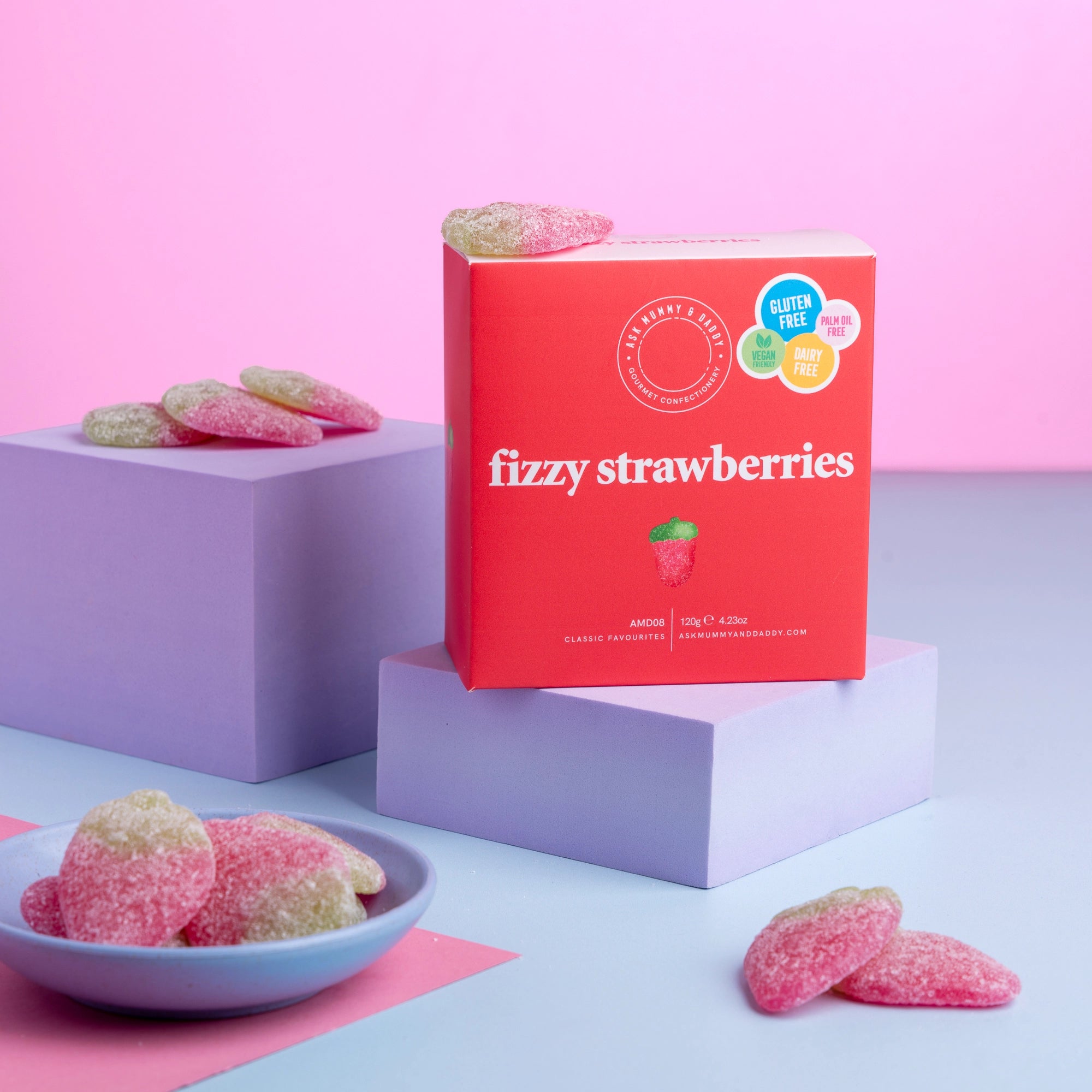 Fizzy Strawberries Giftbox