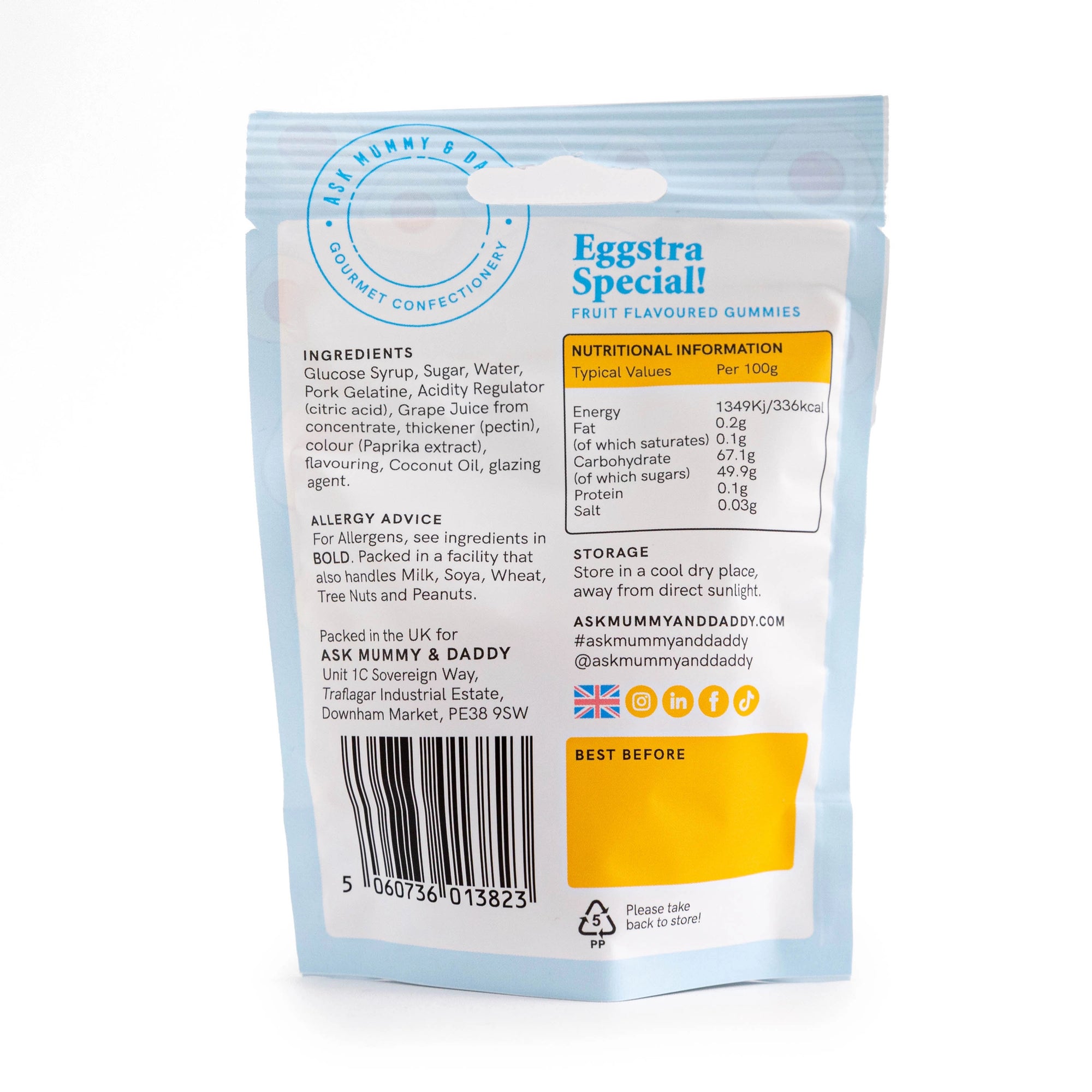 Eggstra Special Fruit Flavoured Gummy Pouch