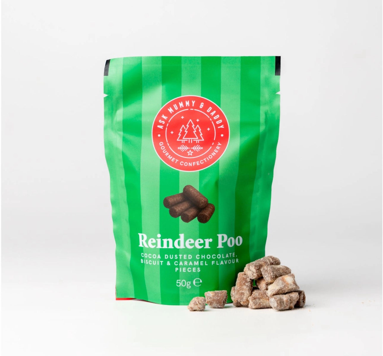 Chocolate Reindeer Poo Pouch