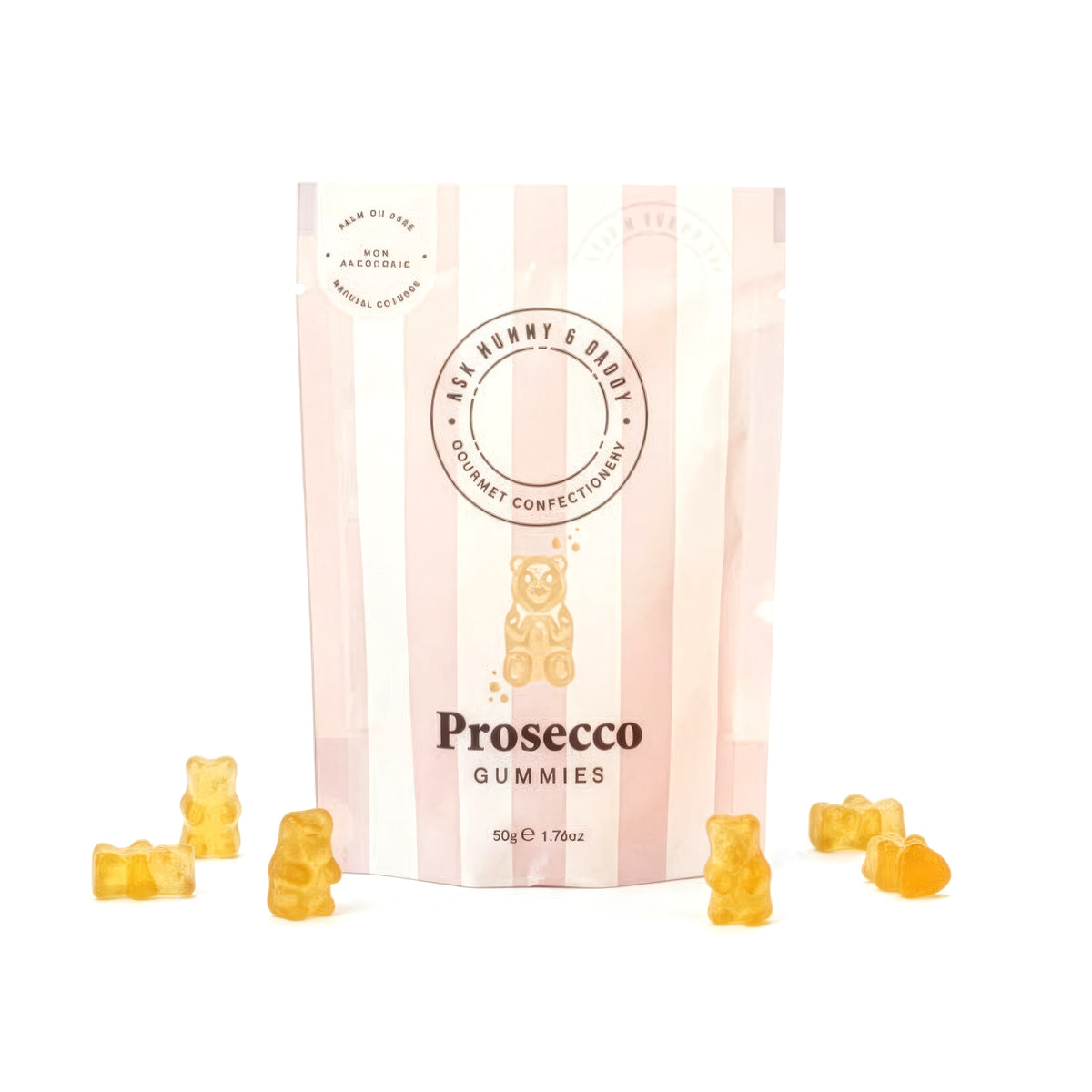 Prosecco Bears Gummy Pouch