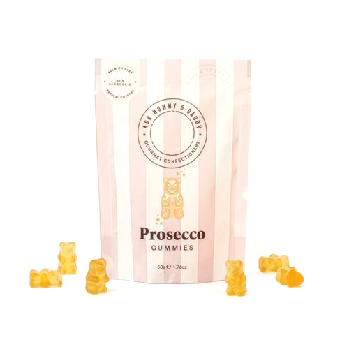 Prosecco Bears Gummy Pouch