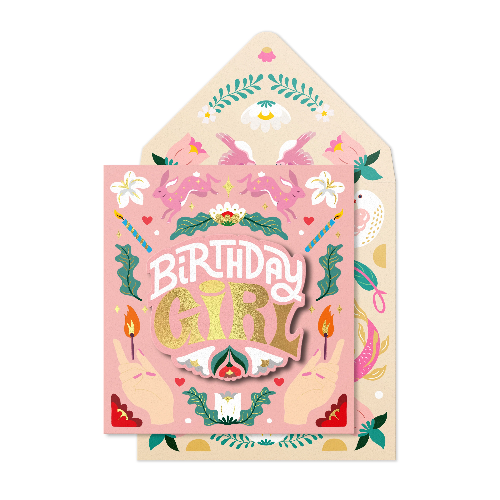Birthday Girl | Handmade Greeting Card