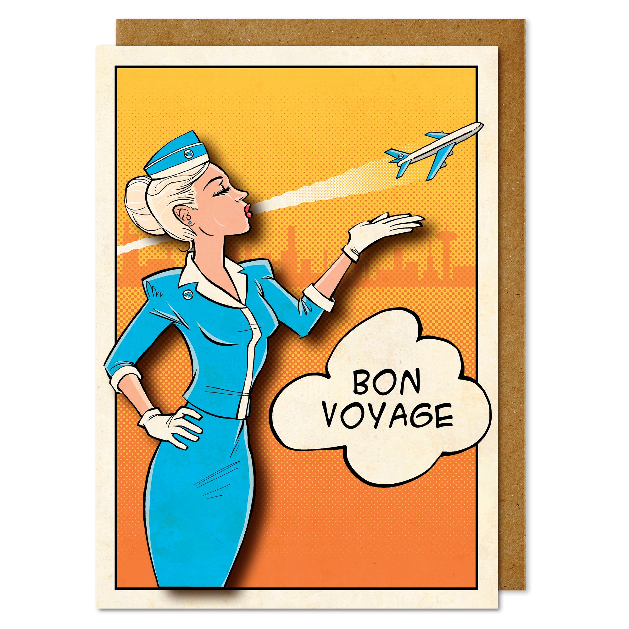 Bon Voyage' Air Hostess Kiss