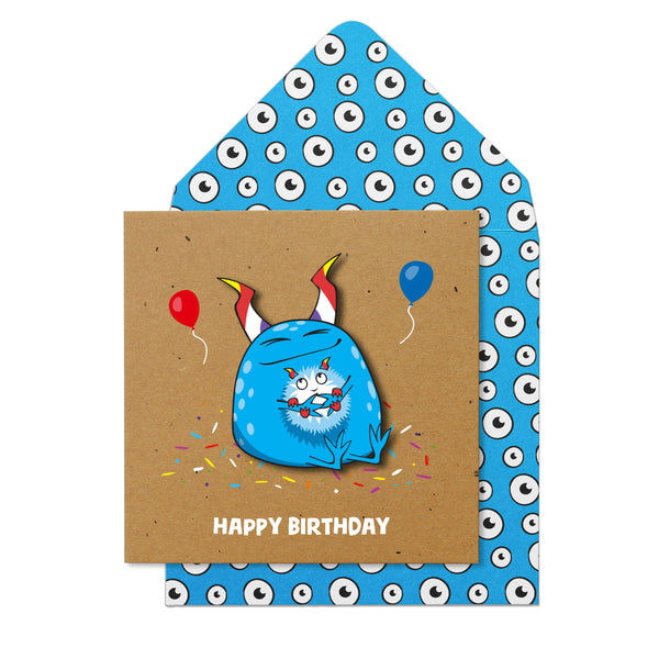 Birthday Hugs | Handmade Greeting Card
