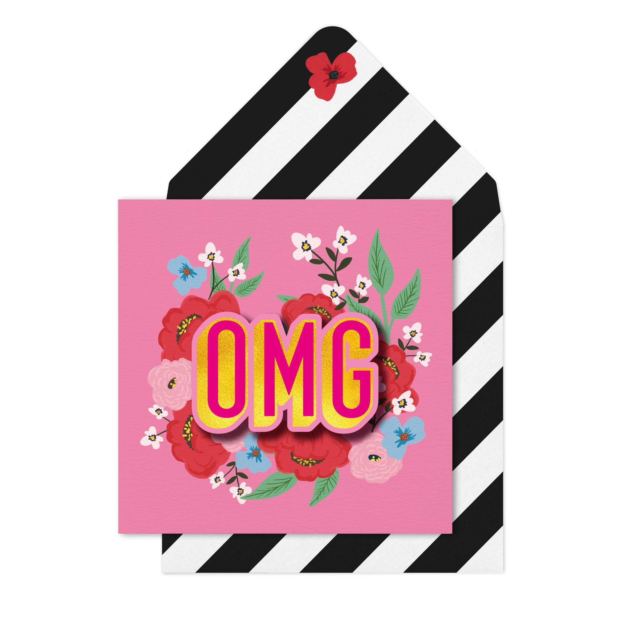 OMG Greeting Card