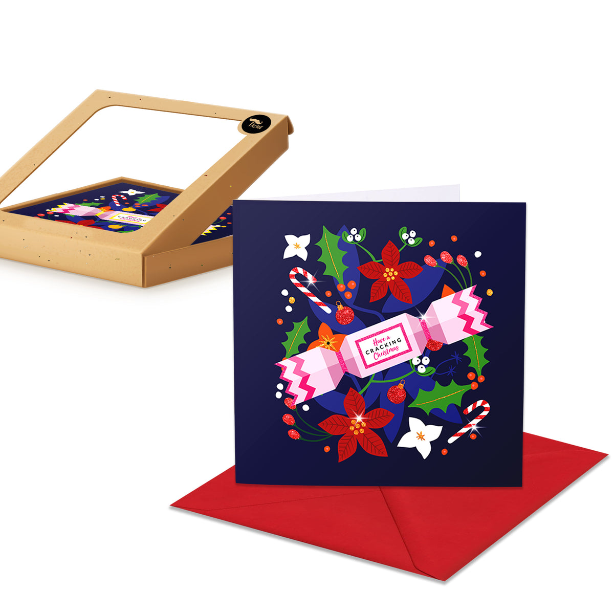 Having a Cracking Christmas' 10pk Boxed Greeting Cards