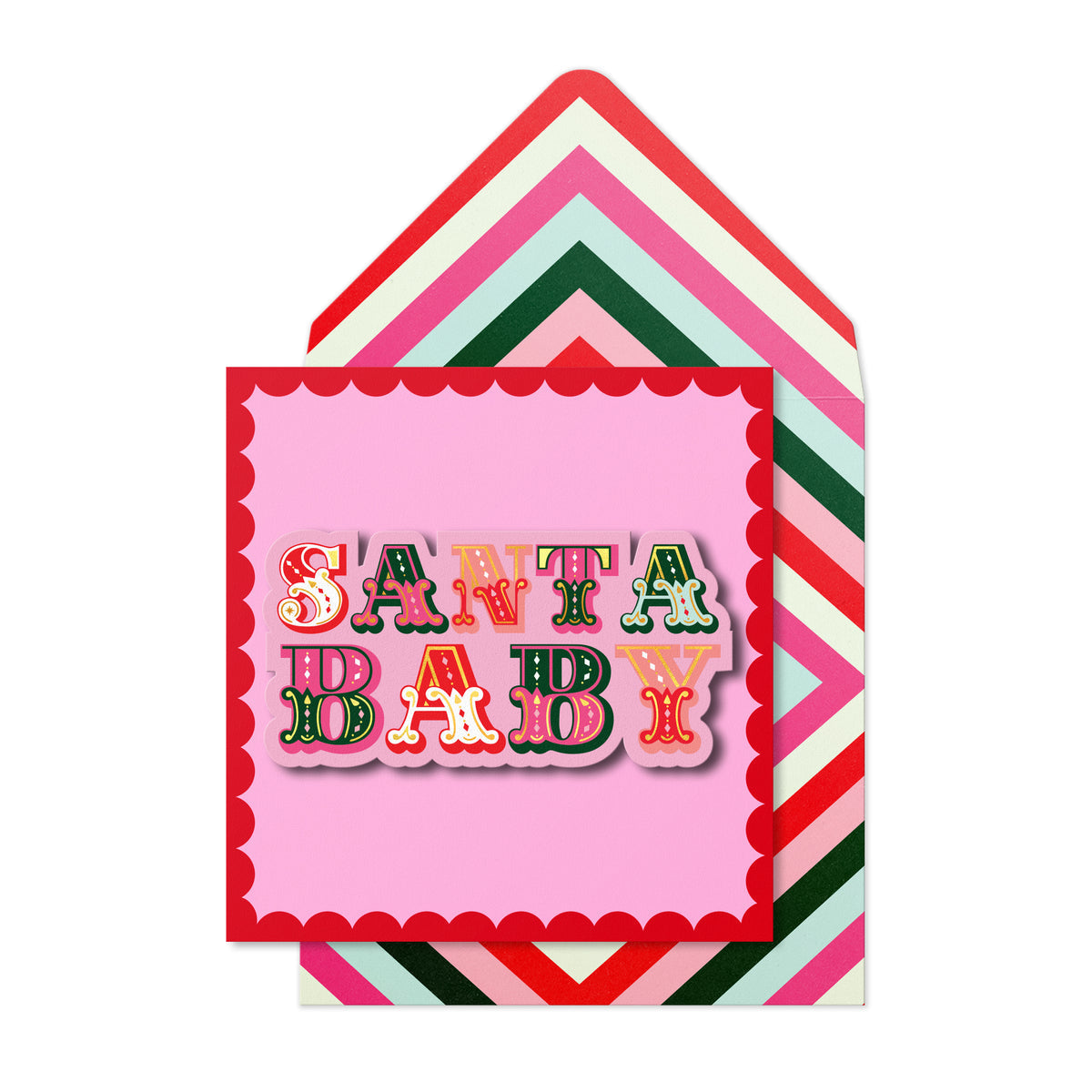 Santa Baby, 3D | Handmade Greeting Card