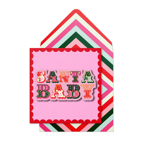 Santa Baby, 3D | Handmade Greeting Card