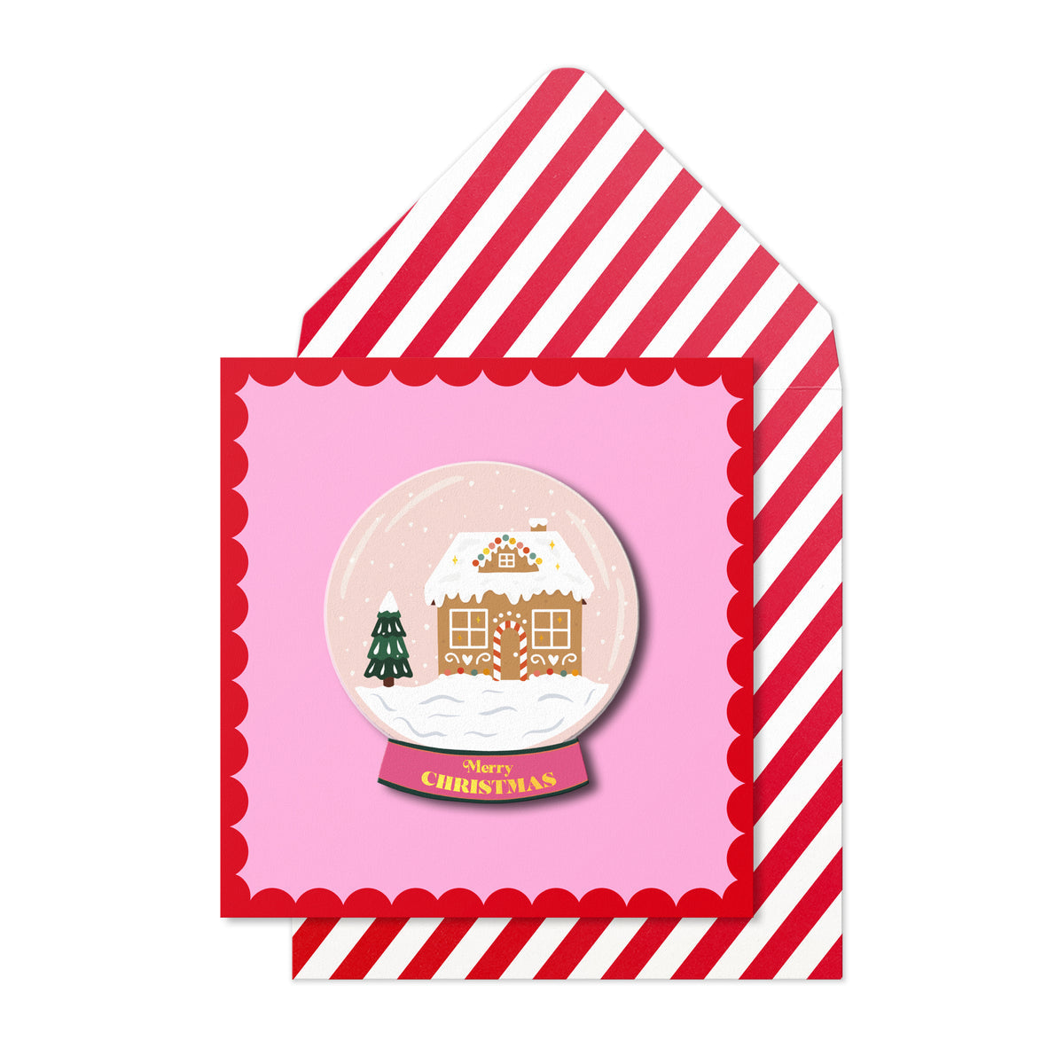 Gingerbread House Snow Globe