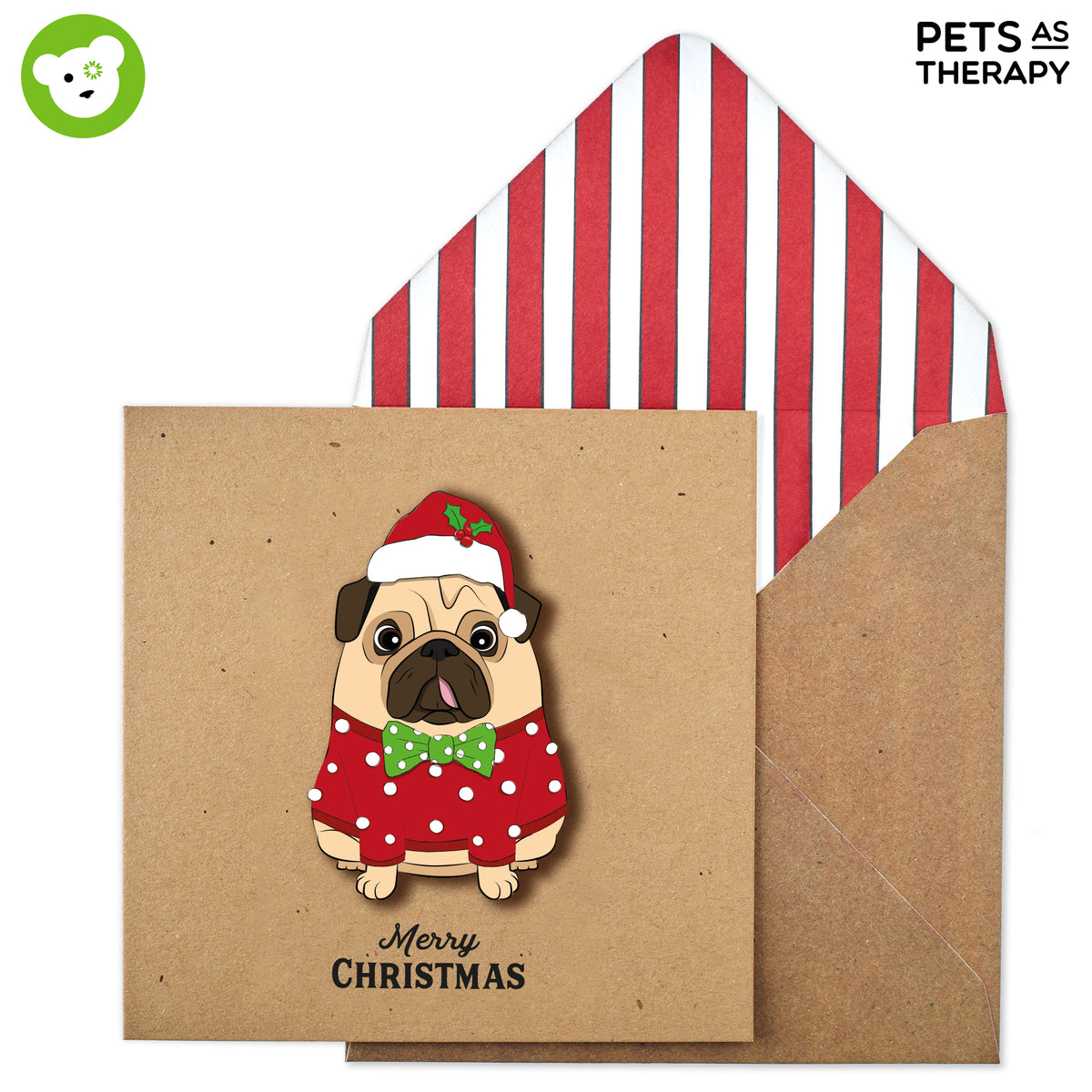 Alfie the Christmas Pug