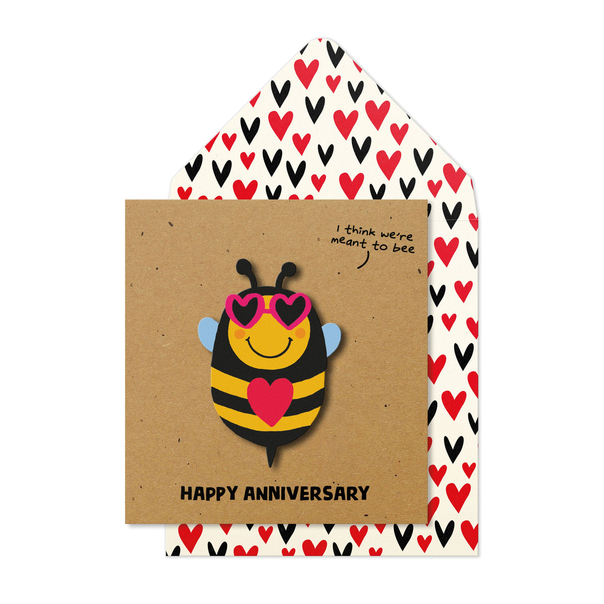 Anniversary Bee | Handmade Greeting Card